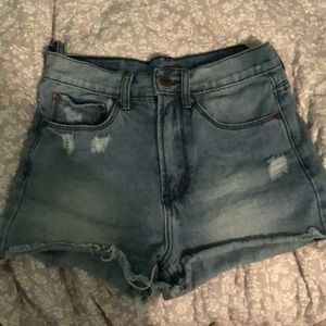 high waisted shorts